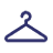"Complete with hangers" icon