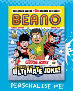 BUILD-A-BEANO - PERSONALISED COMIC BOOK