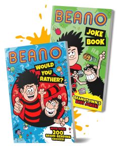 Beano Would You Rather & Joke Book Bundle