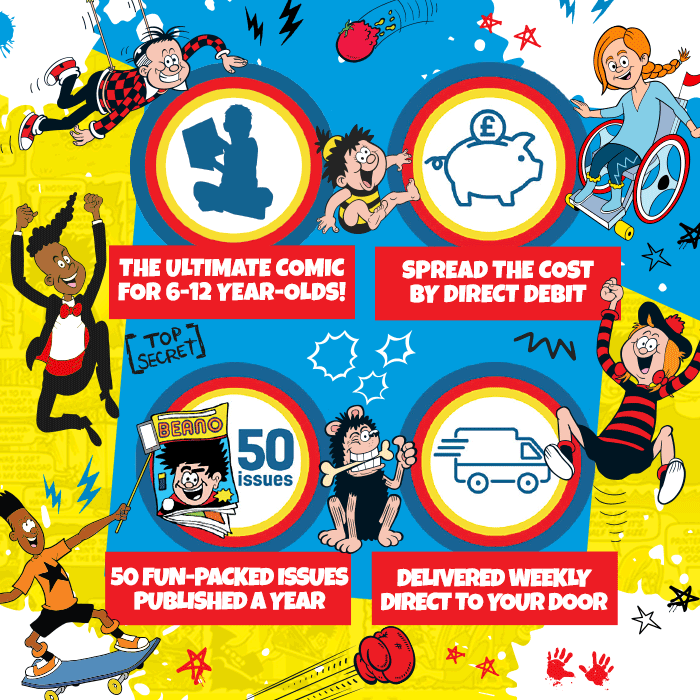Top reasons to subscribe to Beano